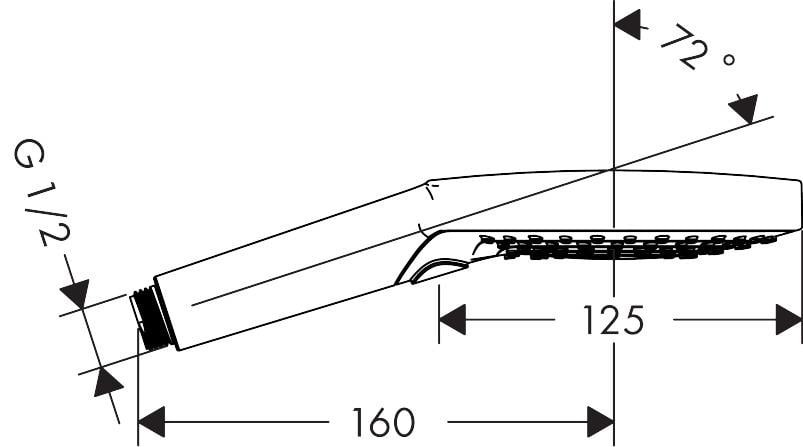 Hansgrohe Raindance Select S El Duşu 120 3 Jet