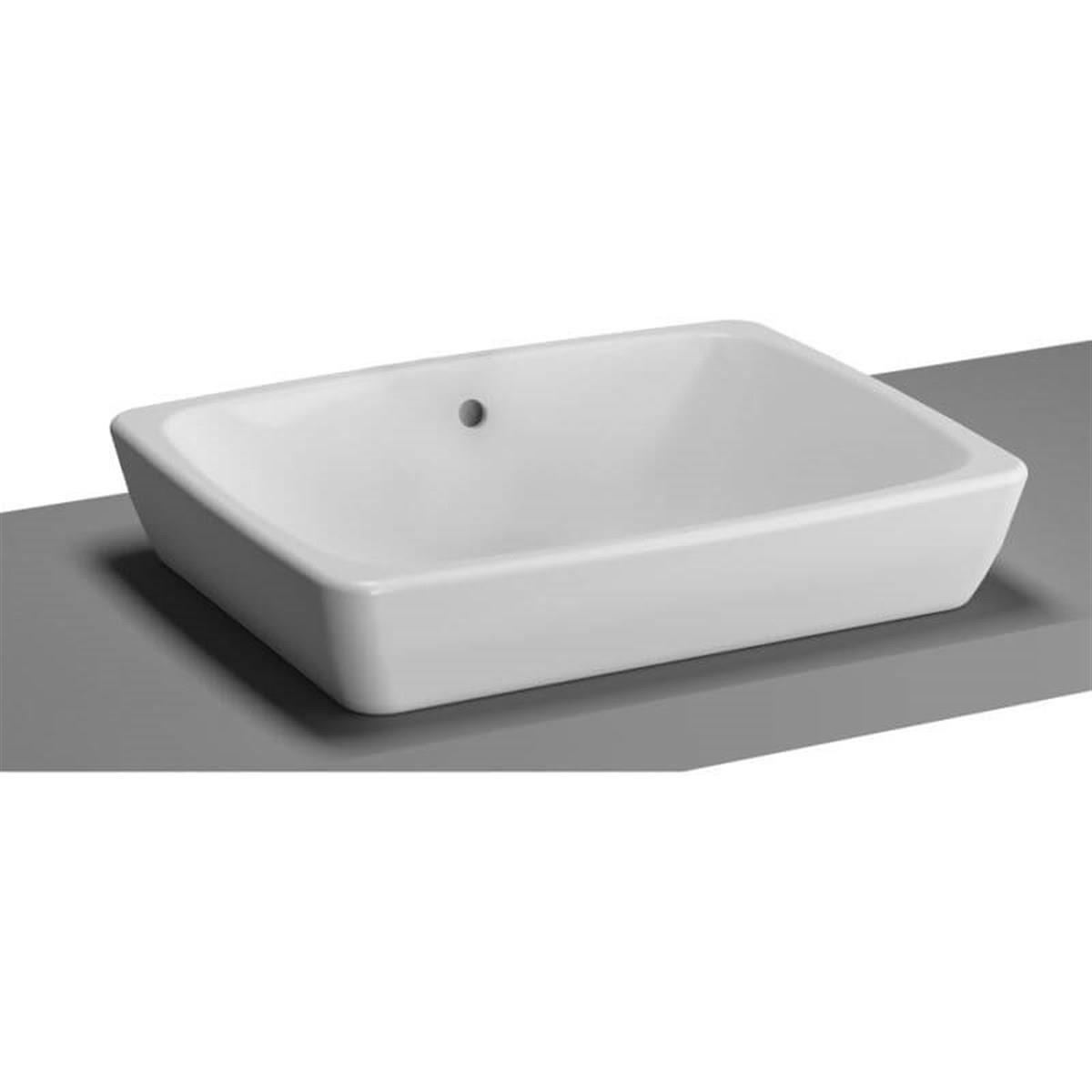 Vitra Metropole Dikdörtgen Çanak Lavabo Beyaz 50Cm