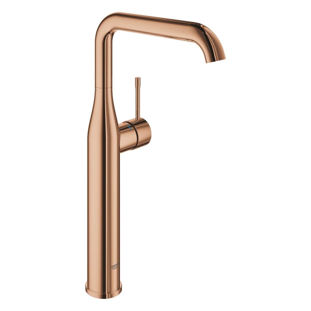 Grohe Essence New Yüksek Tip Lavabo Bataryası Parlak Bronz