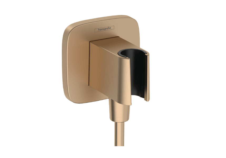 Hansgrohe Fixfit Duş Askılı Çıkış Dirseği Mat Bronz