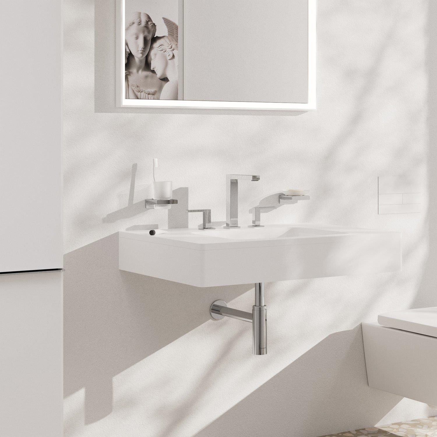 Hansgrohe Tecturis S 3 Delikli Lavabo Bataryası 150 Krom