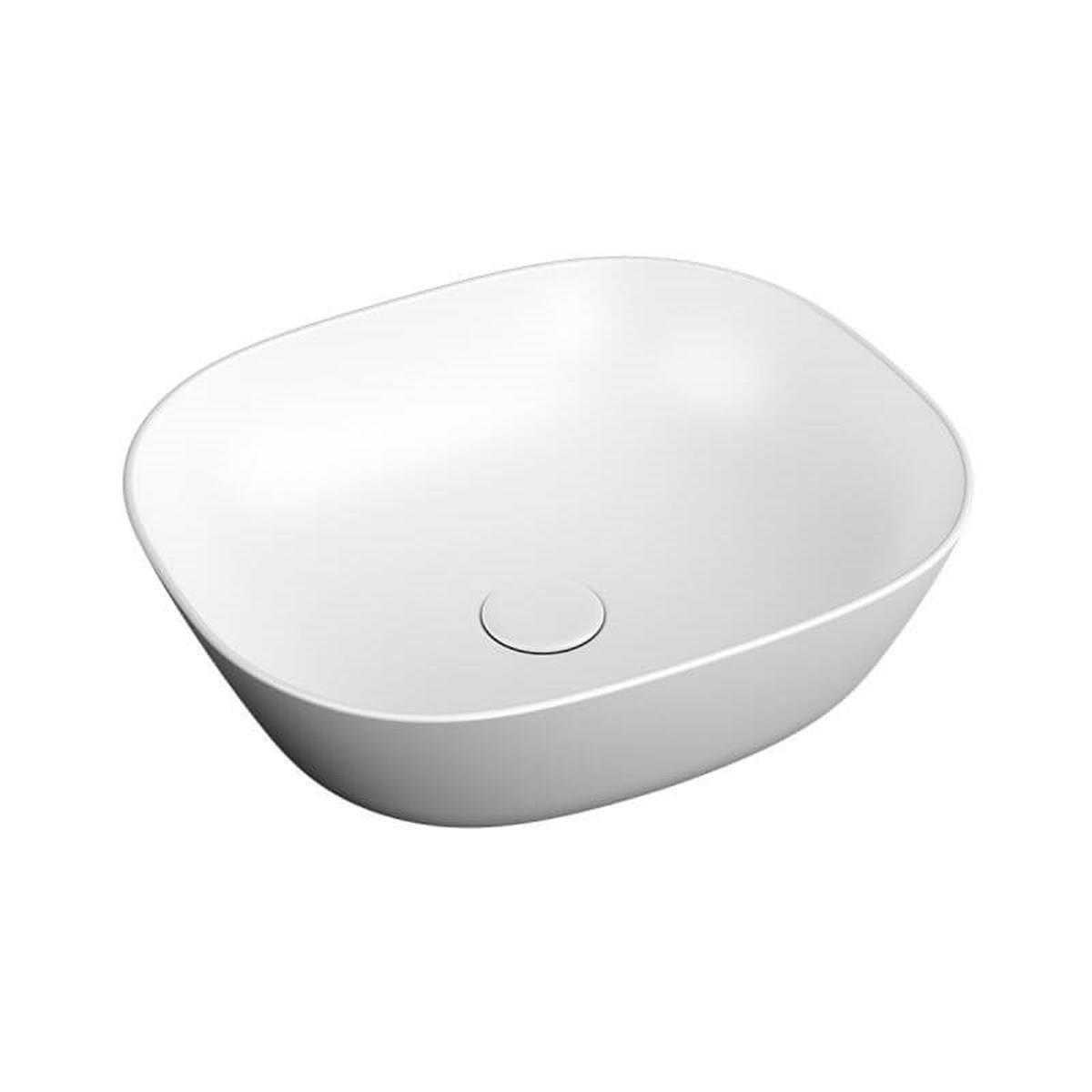 Vitra Plural Kare Çanak Lavabo Mat Beyaz 45Cm