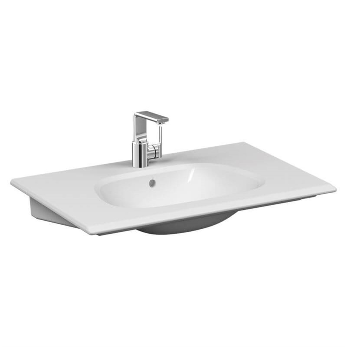 Vitra Frame Etajerli Lavabo Beyaz 80Cm