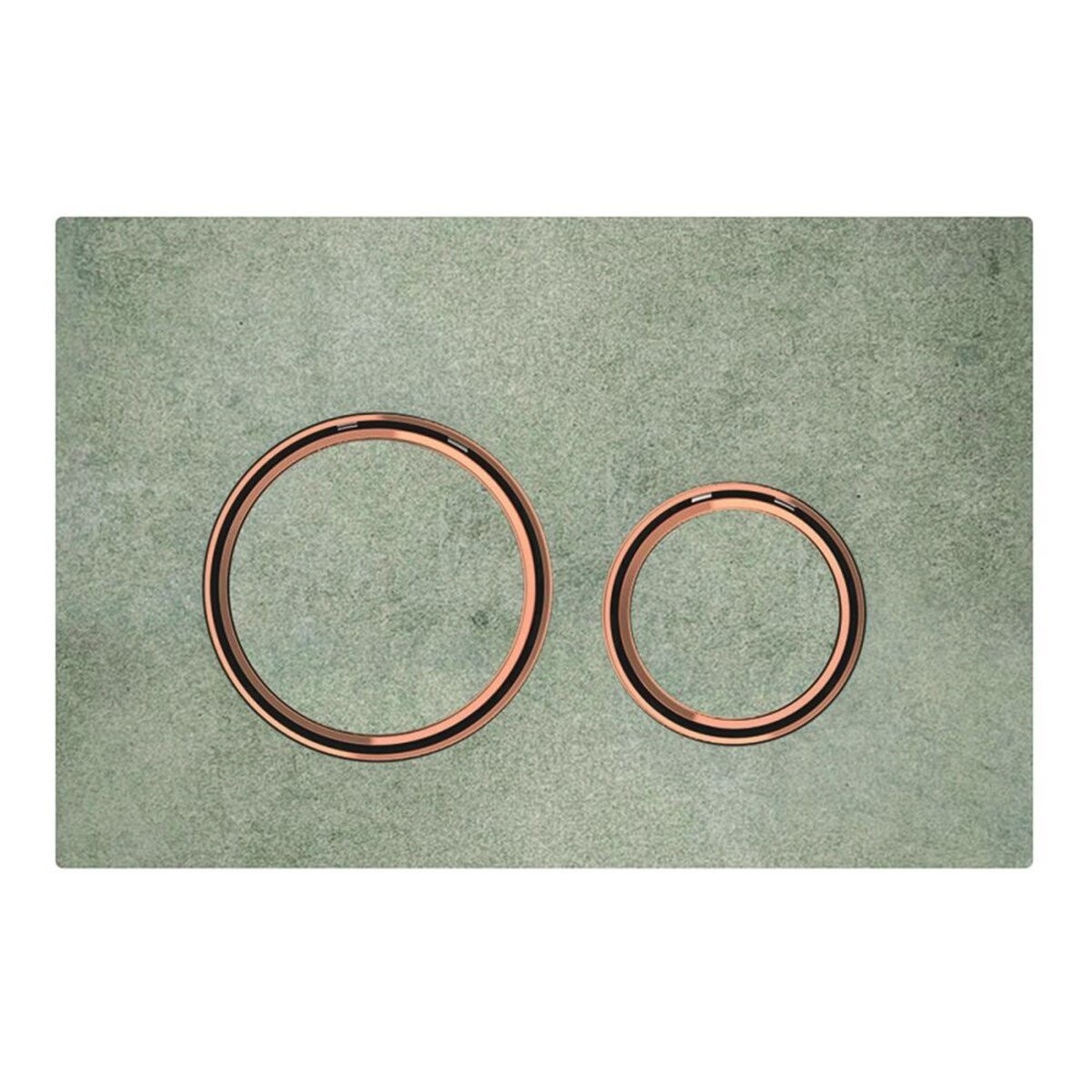 Geberit Sigma21 Kumanda Kapağı, Çift Basmalı,Beton Bronz