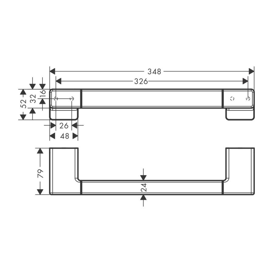 Hansgrohe Addstoris Tutunma Barı Mat Siyah