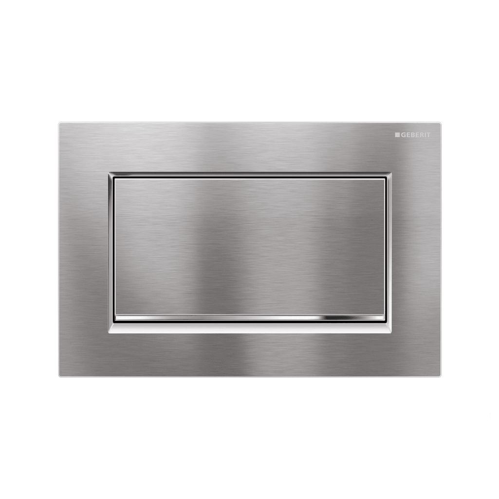 Geberit Sigma30 Kumanda Kapağı, Tek Basmalı, Krom/Parlak/Krom