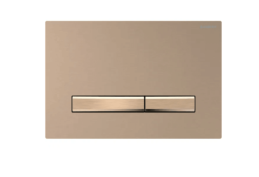 Geberit Sigma50 Kumanda Kapağı,Çift Basmalı,Bronz