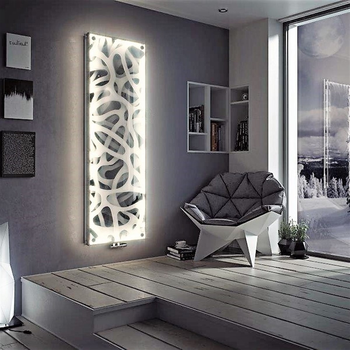 Mars Vitro Led Dekoratif Radyatör Çift Panel 1800X445