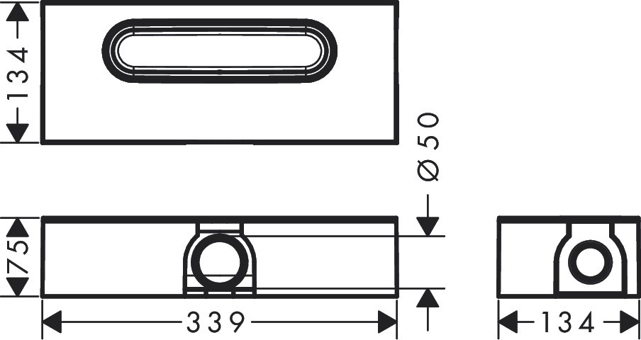 Hansgrohe uBox Universal İç Set Duş Kanalı İçin RainDrain