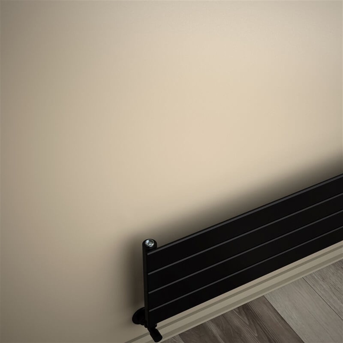 Tip 10H Dekoratif Radyatör 292X600 Mat Siyah (İnce Radyatör)