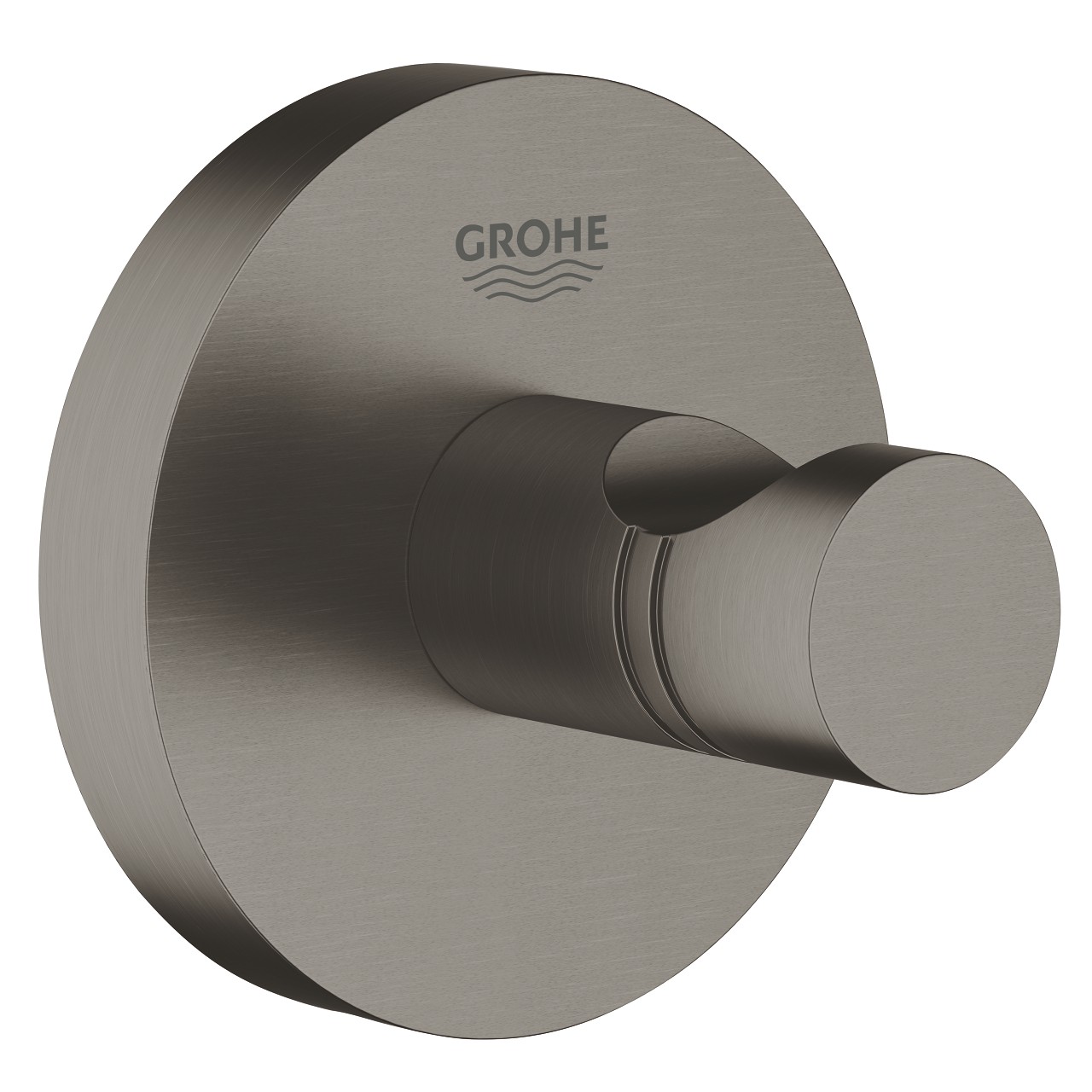 Grohe Essentials Tekli Havlu/Bornoz Askısı Fırçalı Sert Grafit