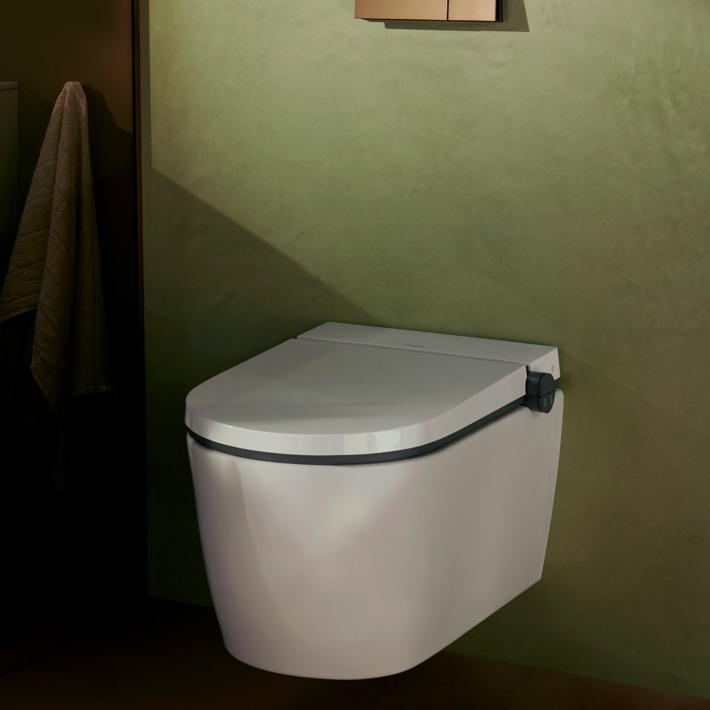 Hansgrohe LavaPura Element S AquaHelix Beyaz Akıllı Asma Klozet Seti
