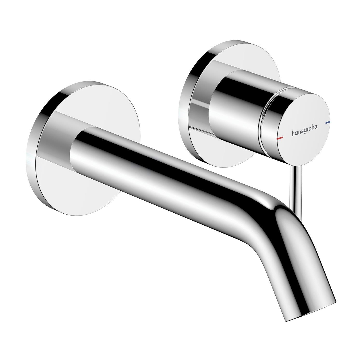 Hansgrohe Tecturis S Tek Kollu Lavabo Bataryası Ankastre Duvara Monte Ecosmart 16,5 Cm