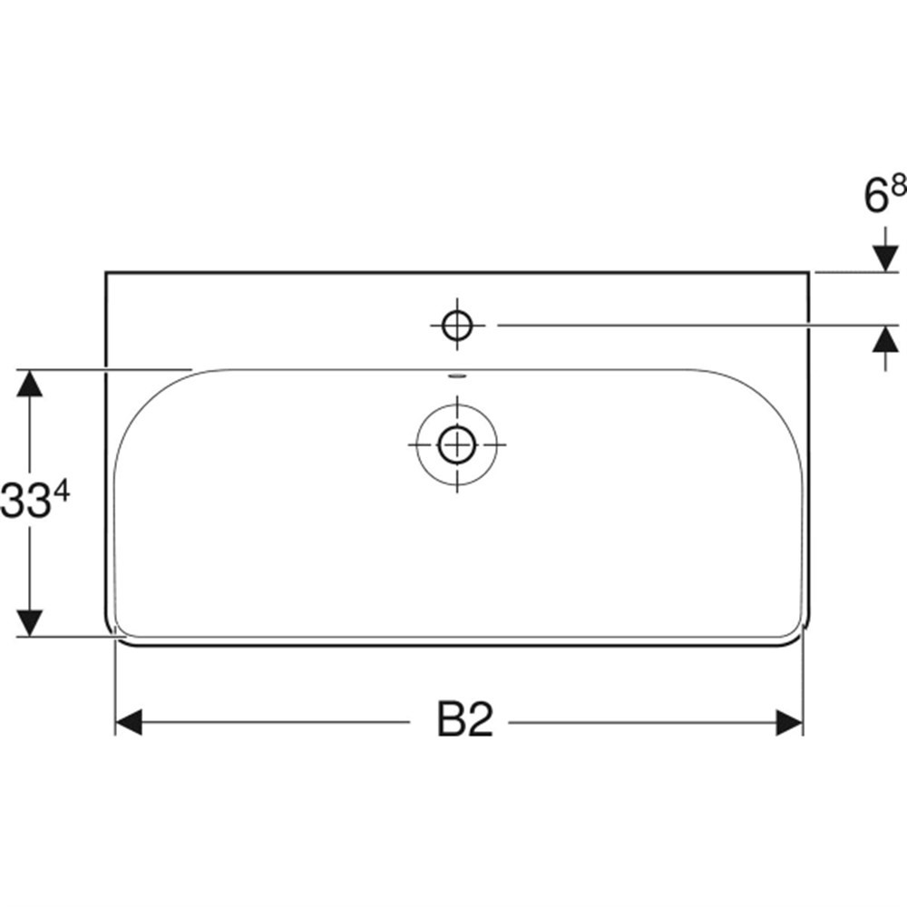 Geberit Smyle Square Lavabo
