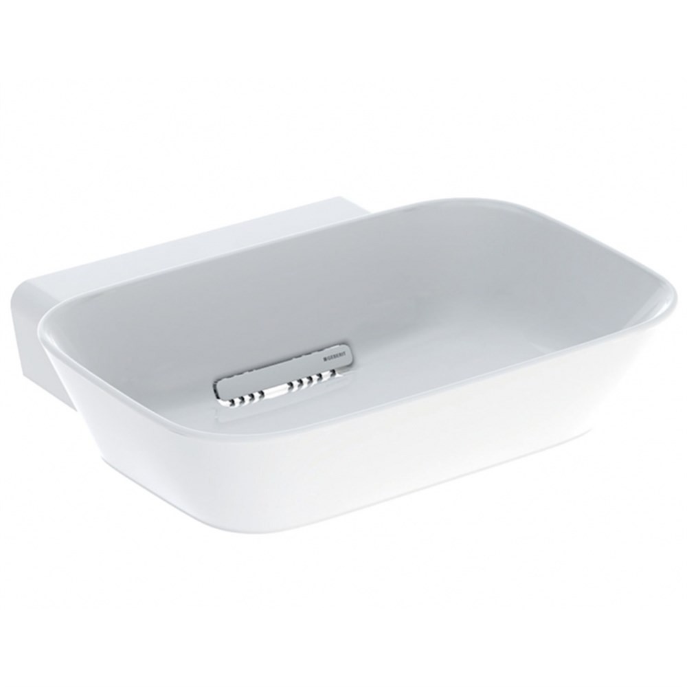 Geberit One Çanak Lavabo, Yatay Çıkışlı, 50X42.5 Cm, Batarya Deliksiz, Keratect