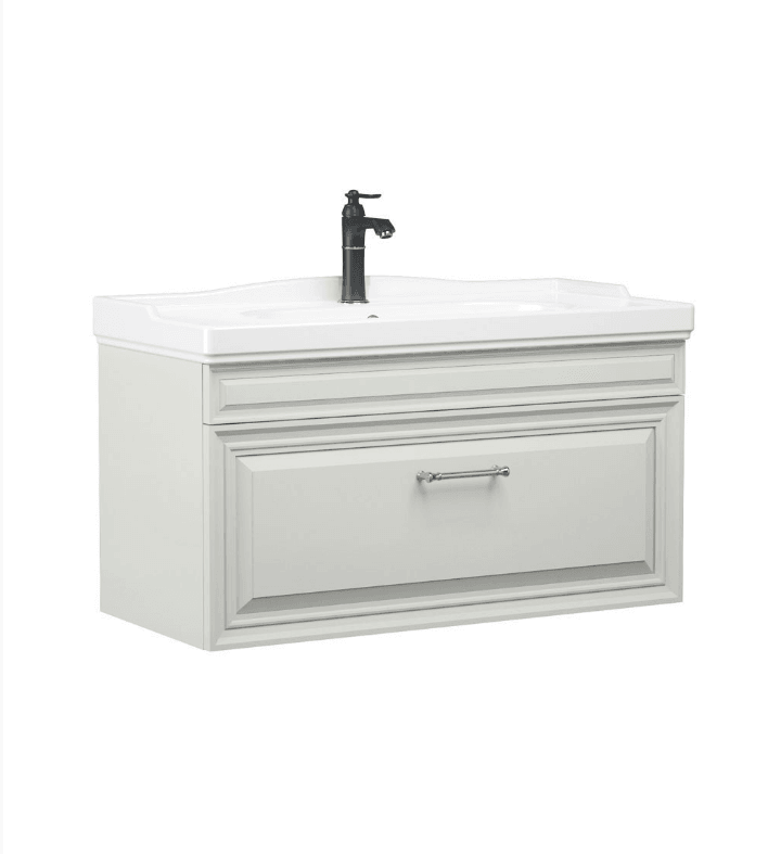 Orka Design Banyo Dolabı Takımı 105 Cm Lake Mat Kaşmir