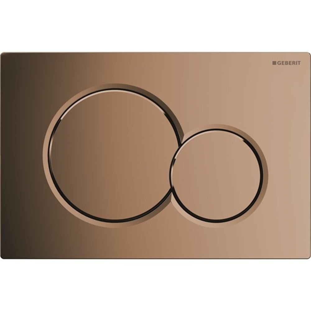 Geberit Sigma01 Kumanda Kapağı, Çift Basmalı, Pirinç