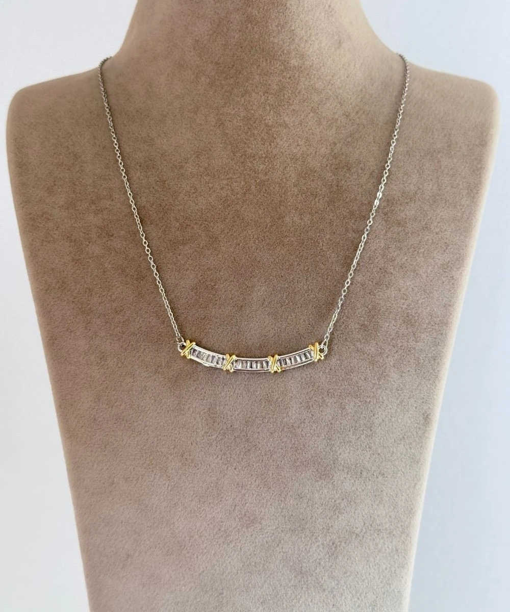 Çelik  Yatay Xox Kolye