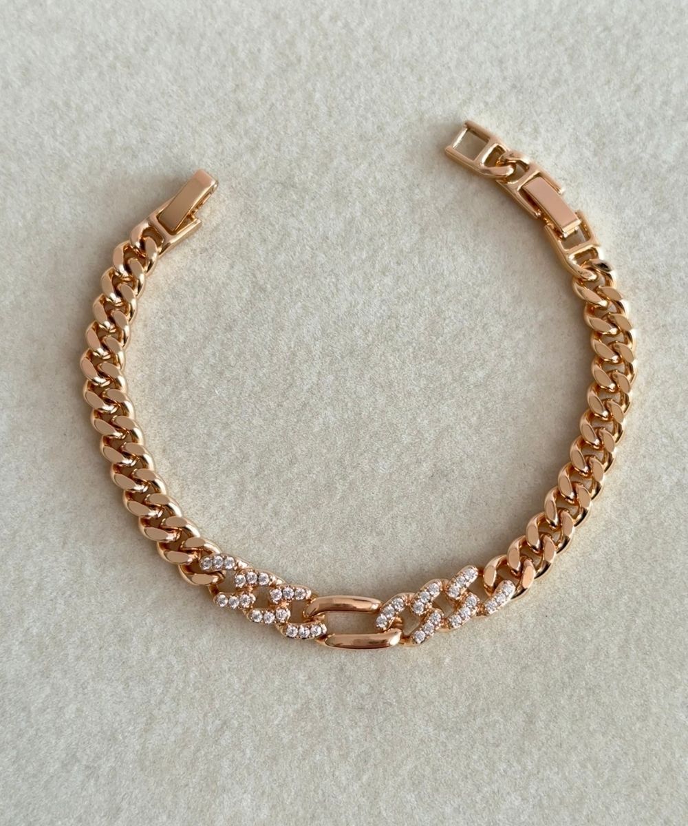 Xuping Taşlı Zincir Bileklik