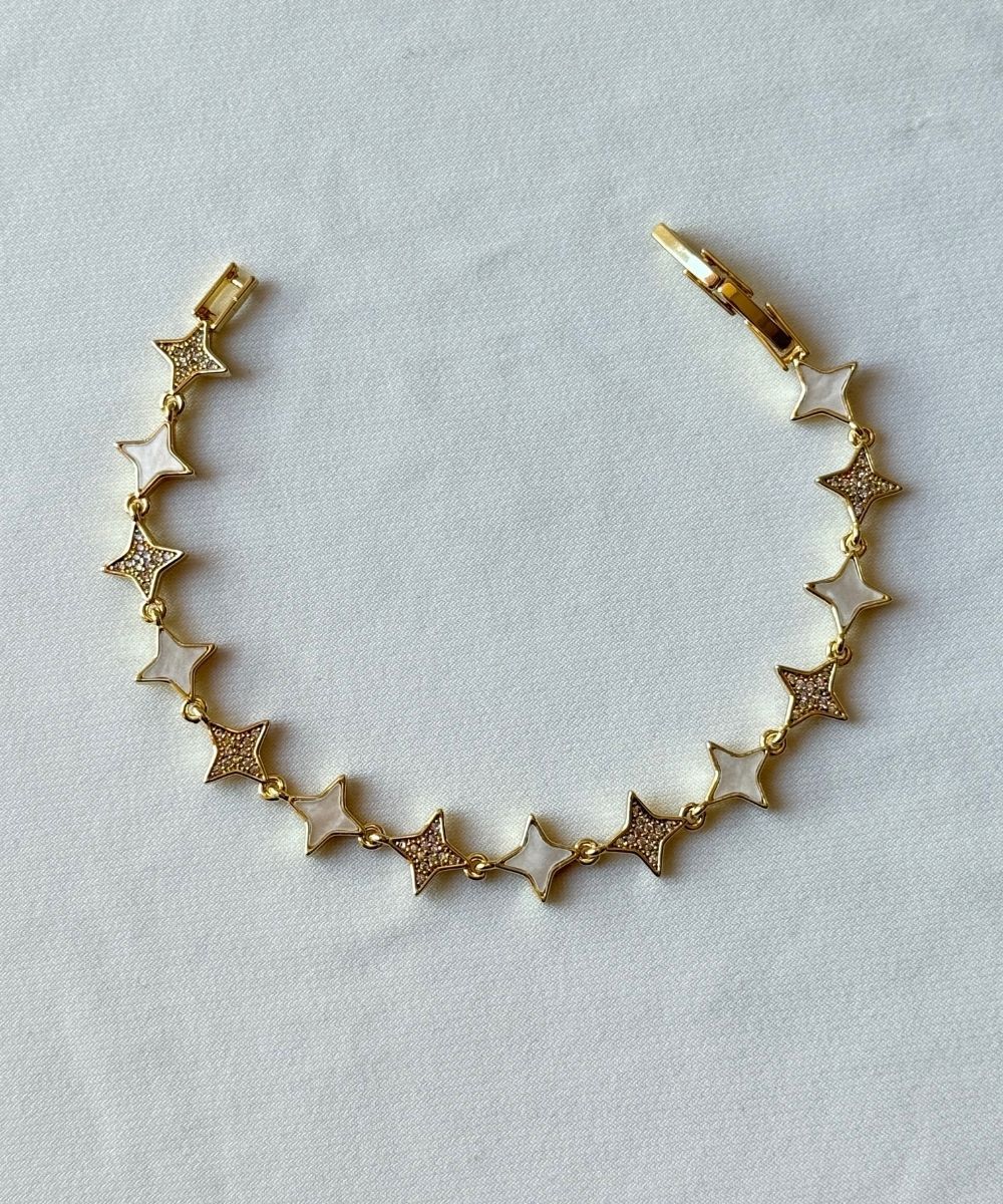 Luxury Parıltılı Yıldız Bileklik