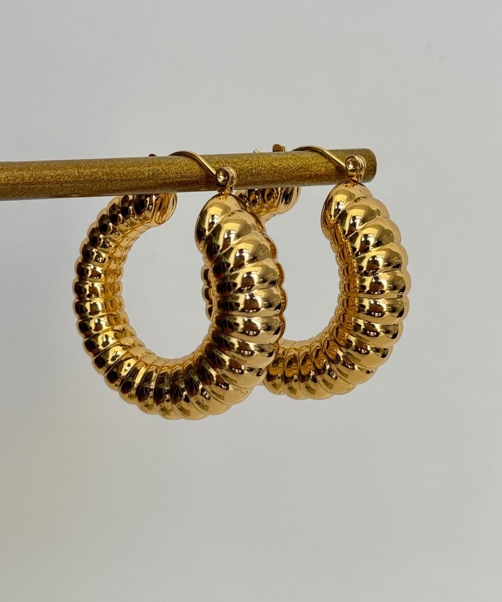 Çelik Spiral Burgu Küpe