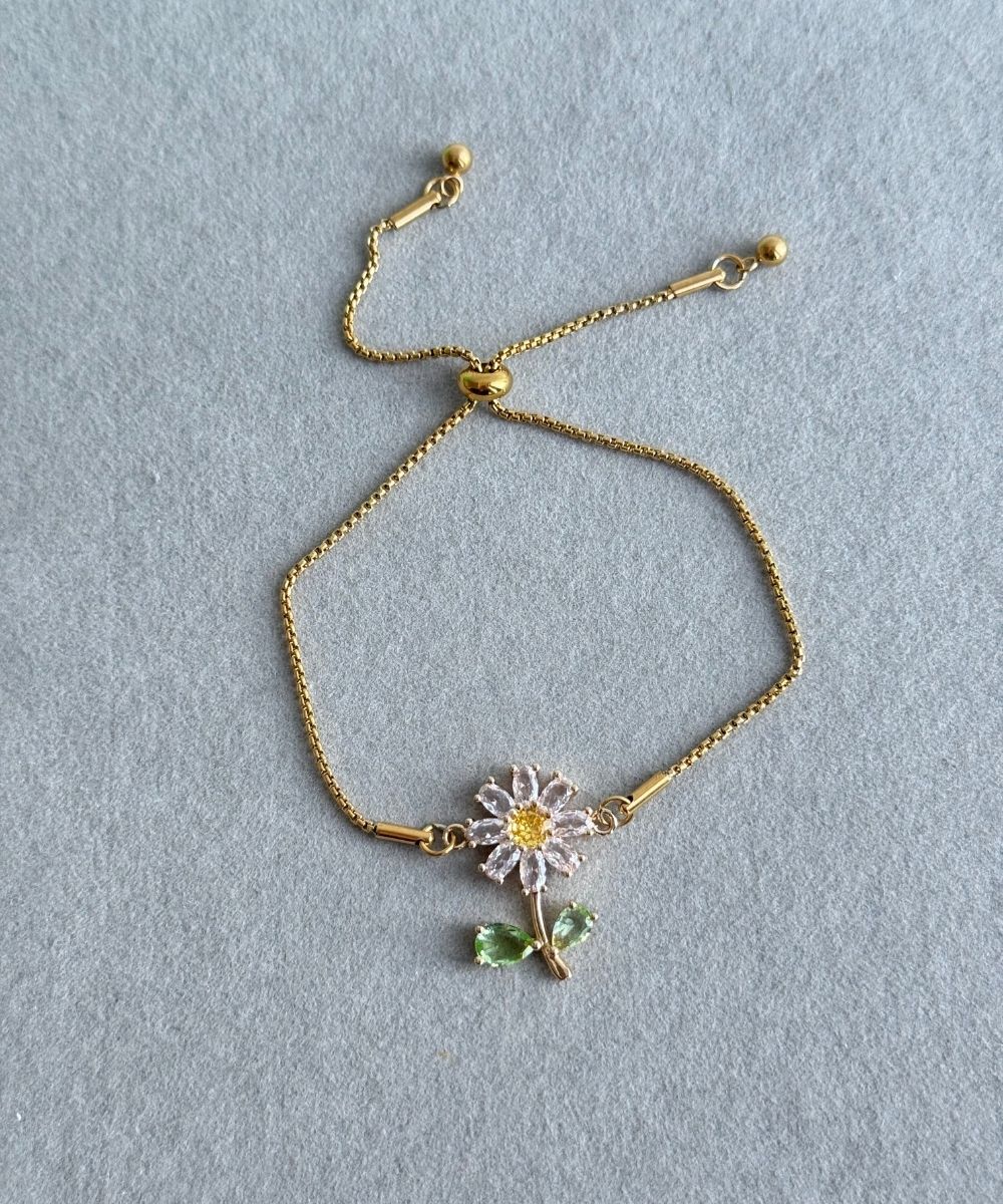 Çelik Papatya Asansör Bileklik