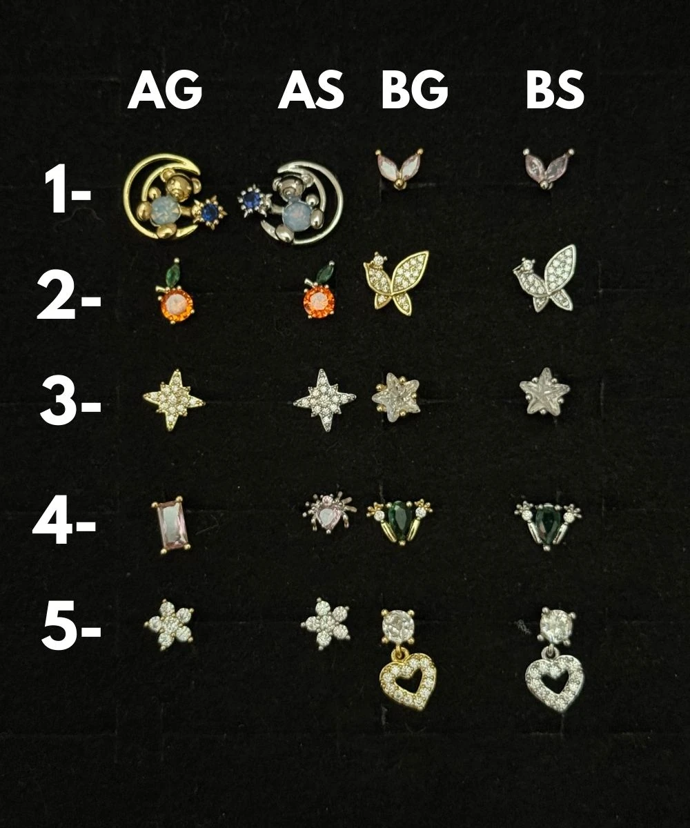 Çelik Elaris Tragus Piercing