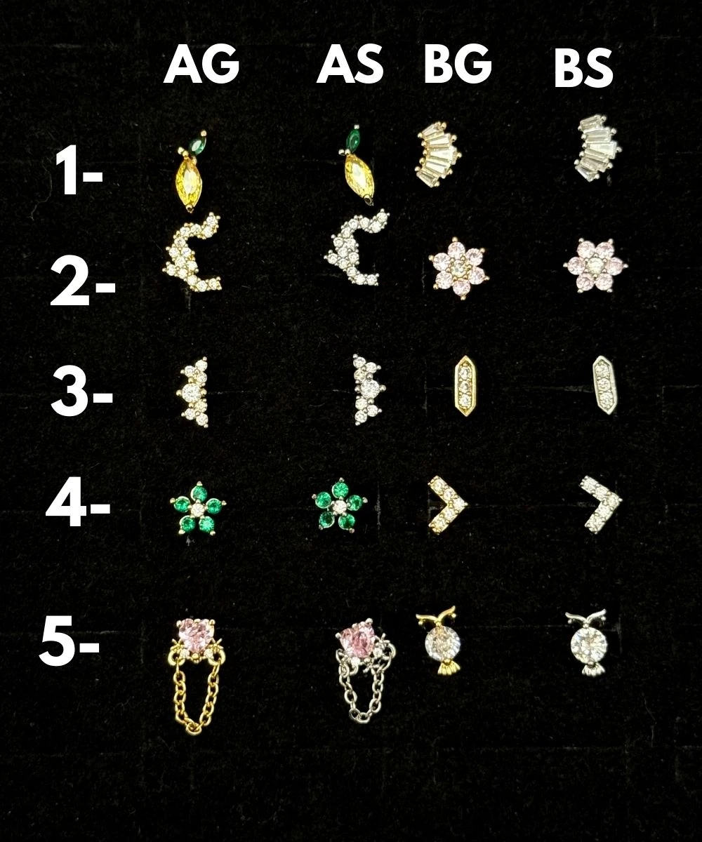 Çelik Darecia Tragus Piercing