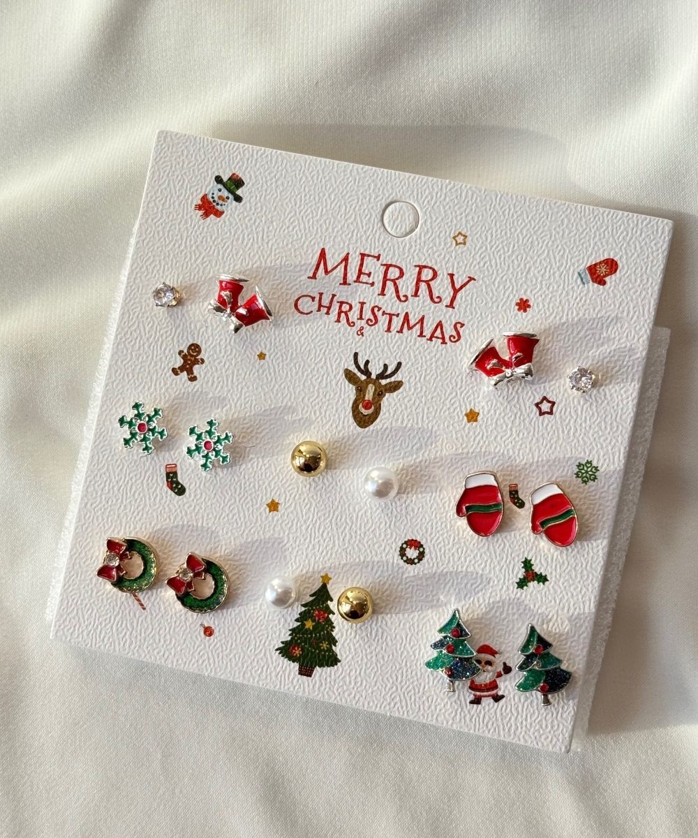 Bijuteri 14'Lü Noel Küpe