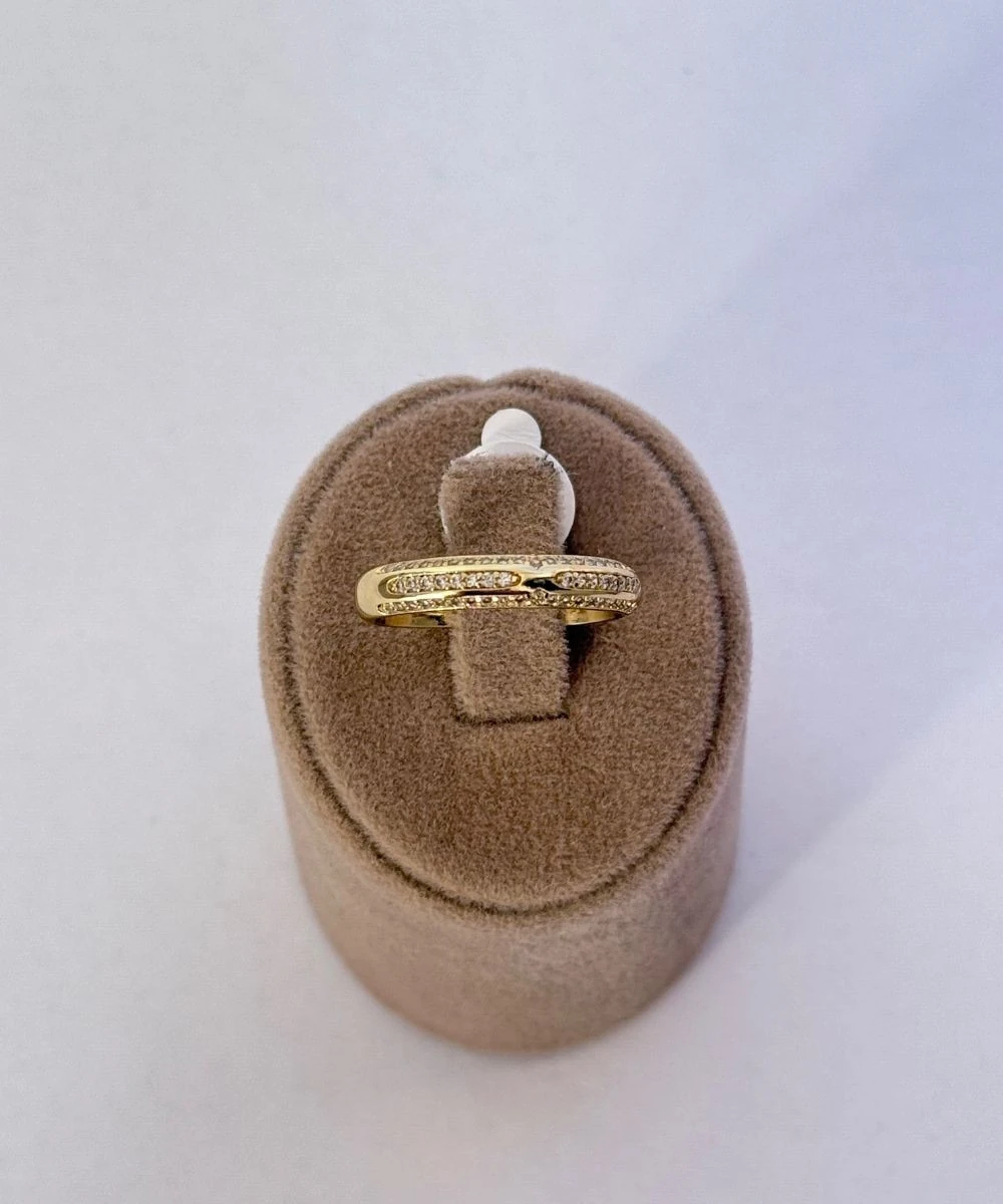 Xuping Sade Bölüm Taşlı Numaralı Yüzük