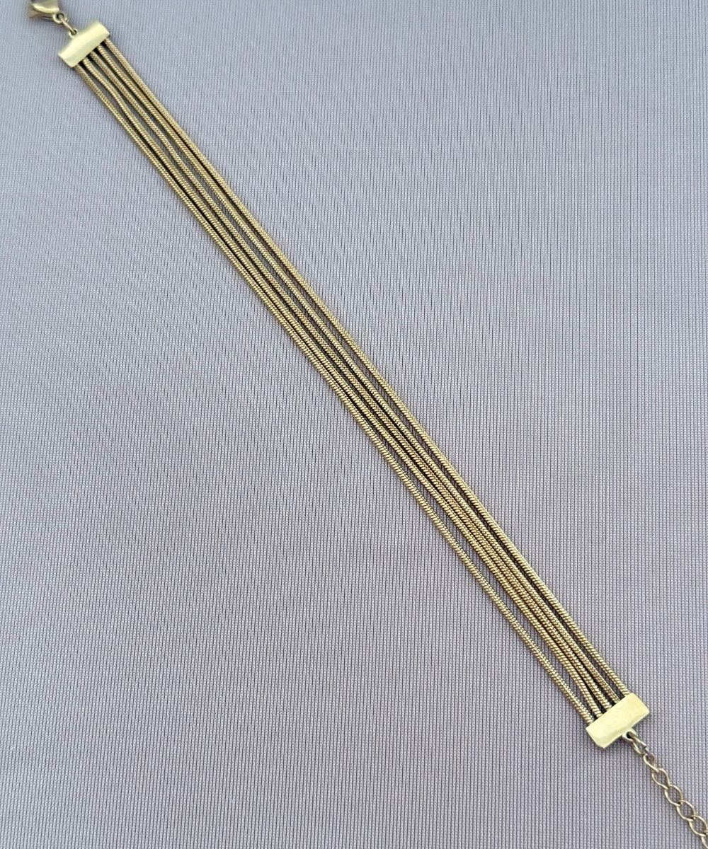 Çelik 5'Li Zincir Bileklik