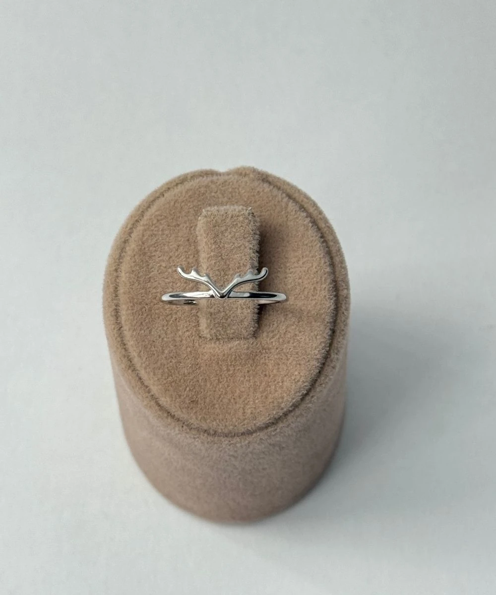 Pirinç Geyik Boynuzu Yüzük