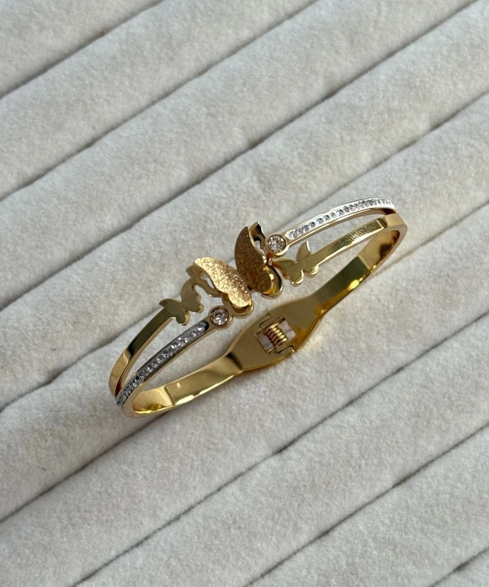 Çelik Taşlı 3'Lü Kelebek Kelepçe