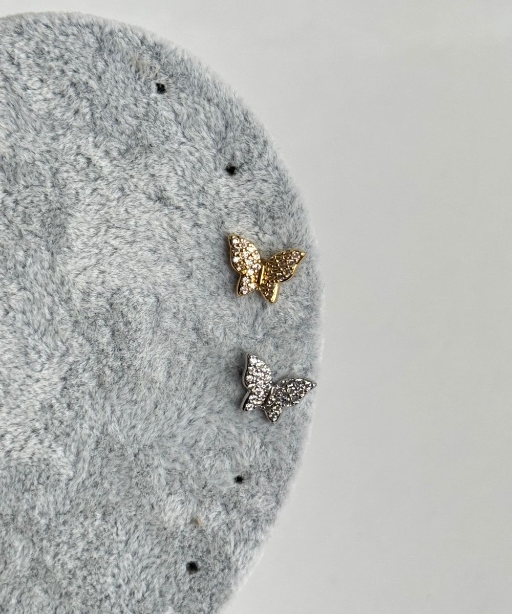 Çelik Kelebek Tragus Piercing
