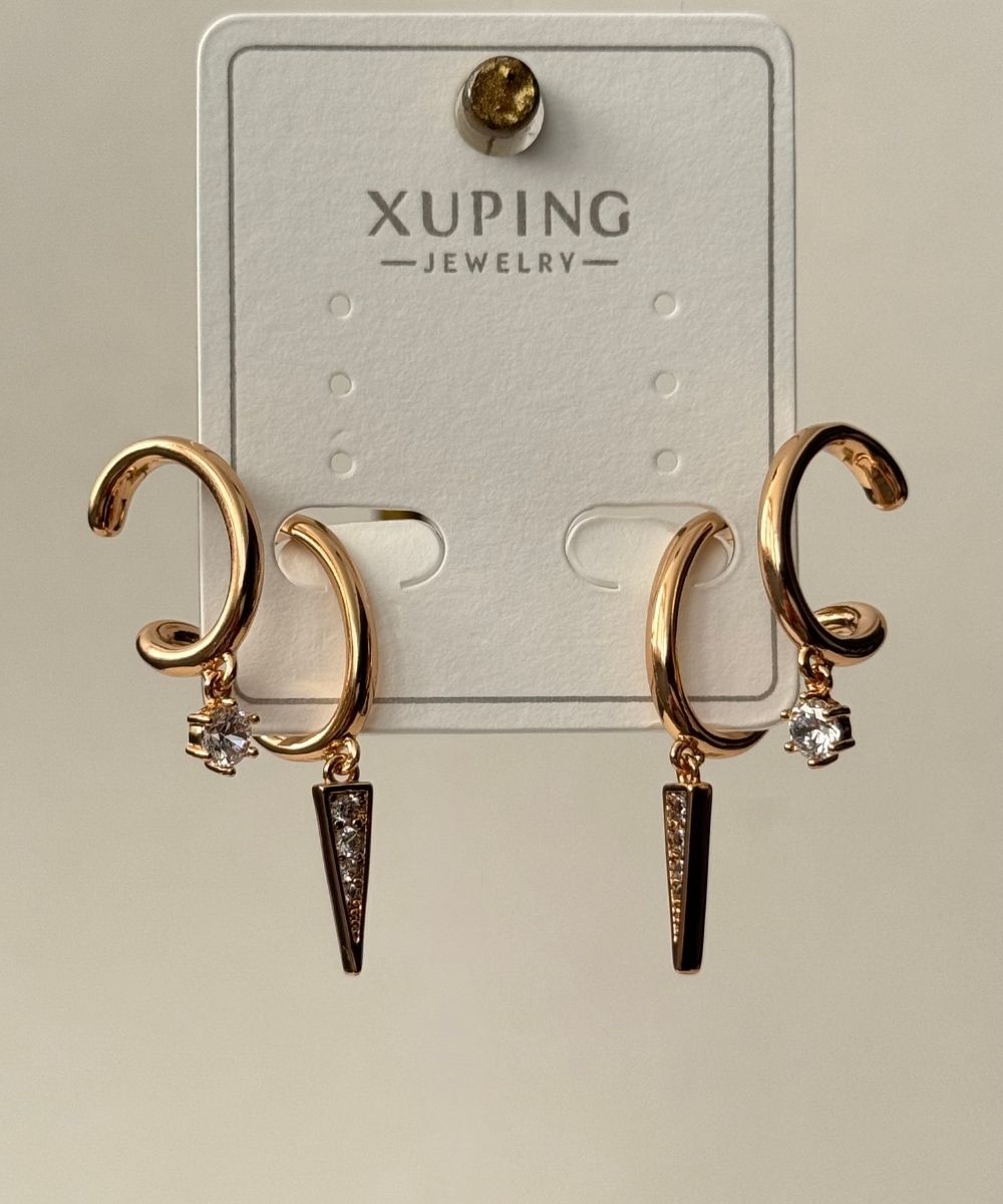 Xuping Spiral Earcuff İğnesiz Küpe