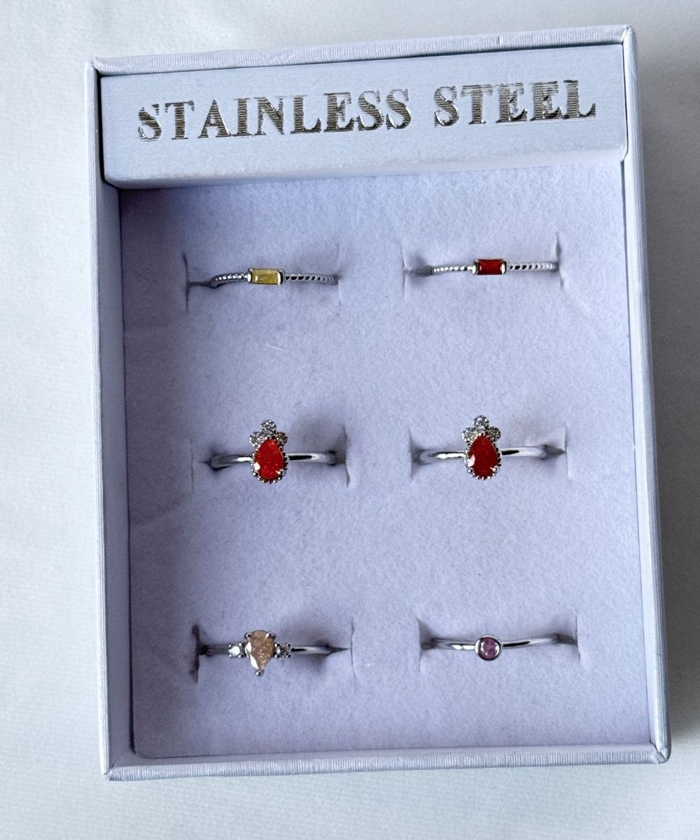 Pirinç 6'Lı  Ayarlamalı Yüzük