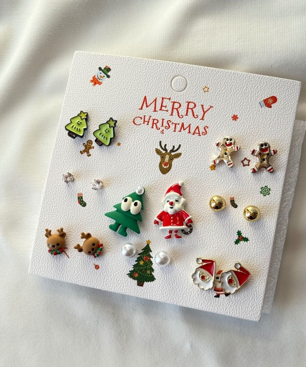 Bijuteri 14'Lü Noel Küpe