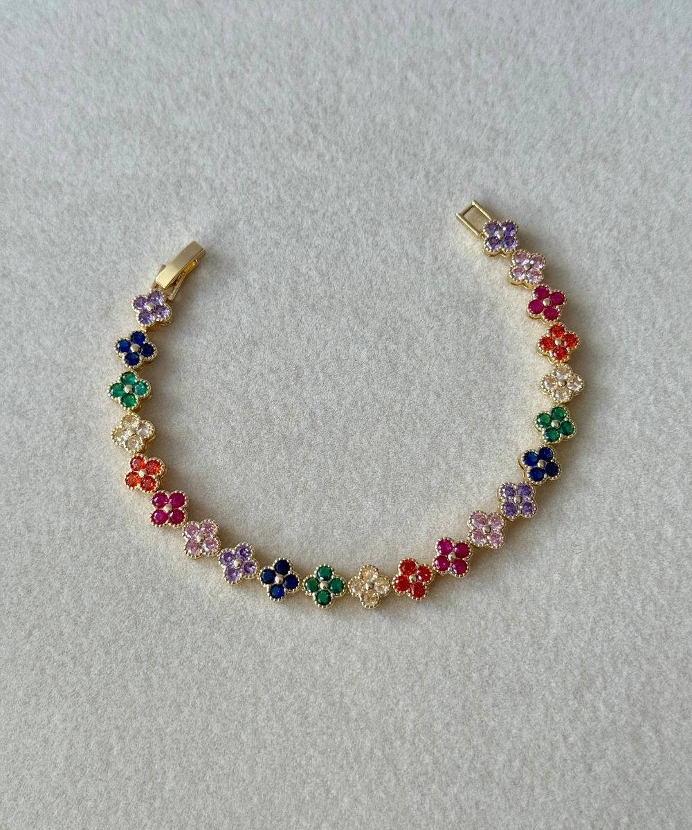 Vip Renkli Yonca Bileklik
