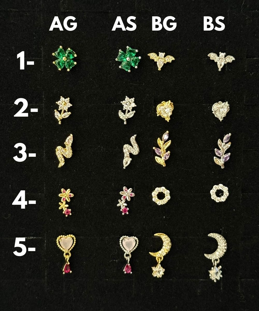 Çelik Ardessa Tragus Piercing