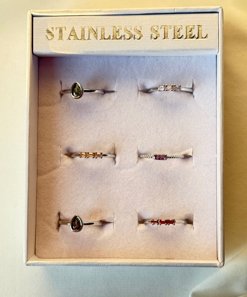 Pirinç 6'Lı  Ayarlamalı Yüzük