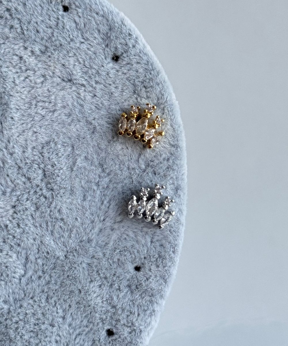 Çelik Kral Tacı Tragus Piercing