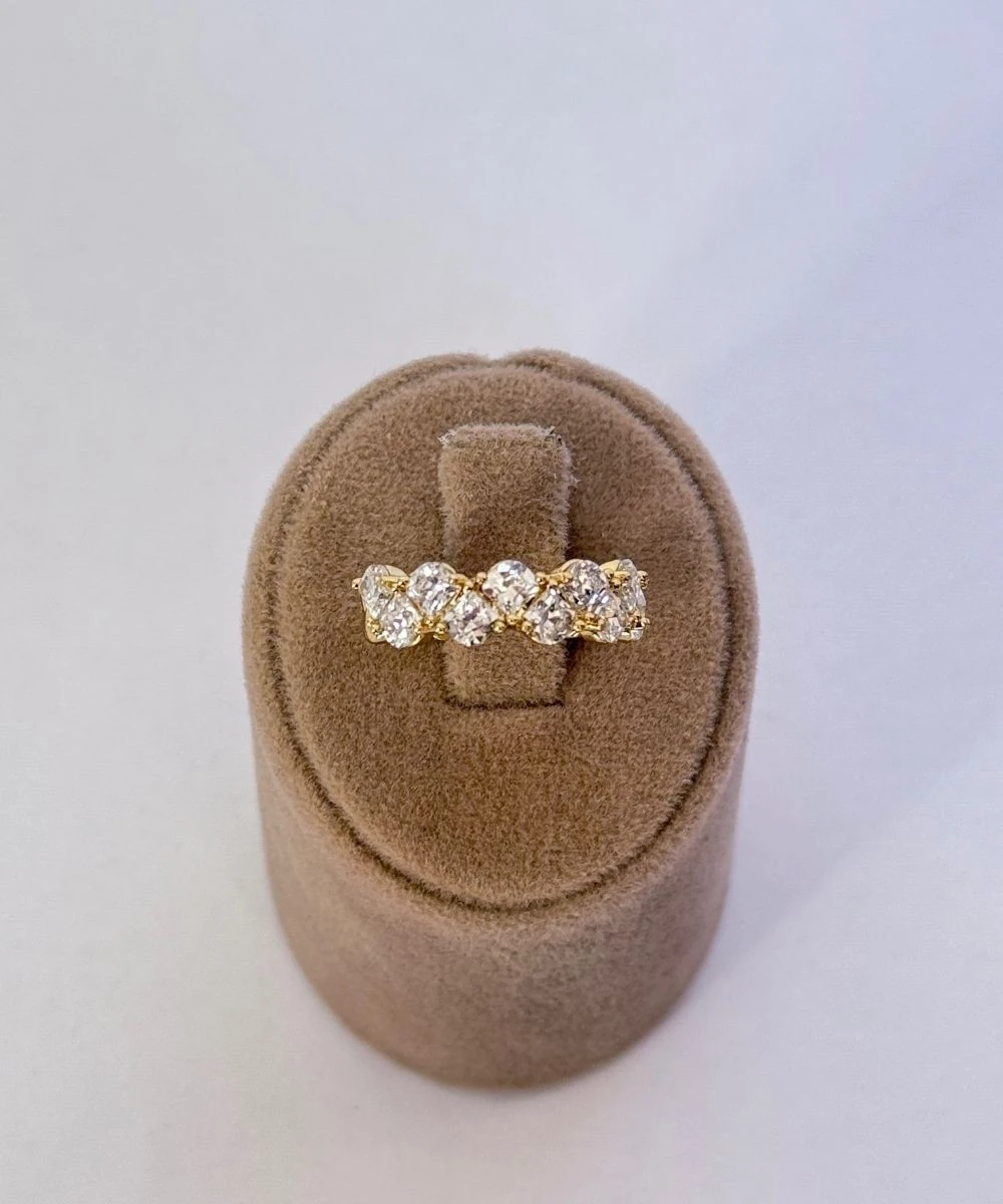 Xuping Çapraz Taşlı Ayarlamalı Yüzük