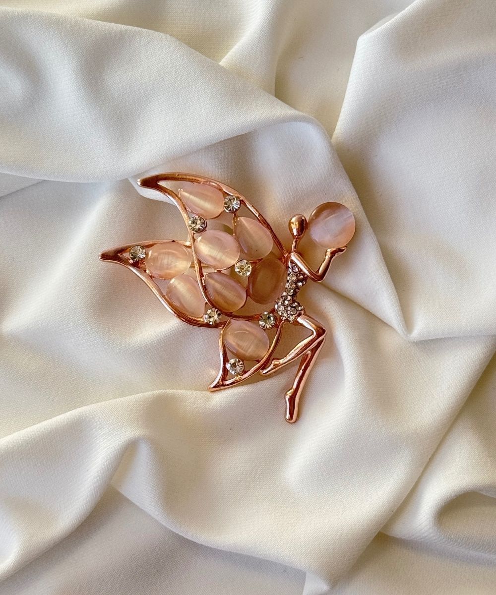 Vıp Pembe Melek Broş