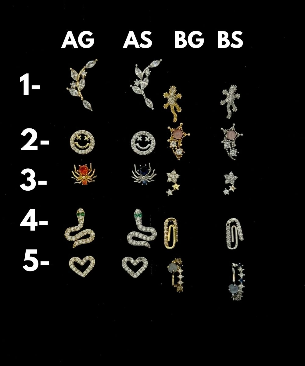 Çelik Casedex Tragus Piercing