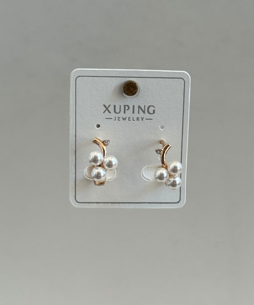 Xuping Üç İnci Üzüm Küpe