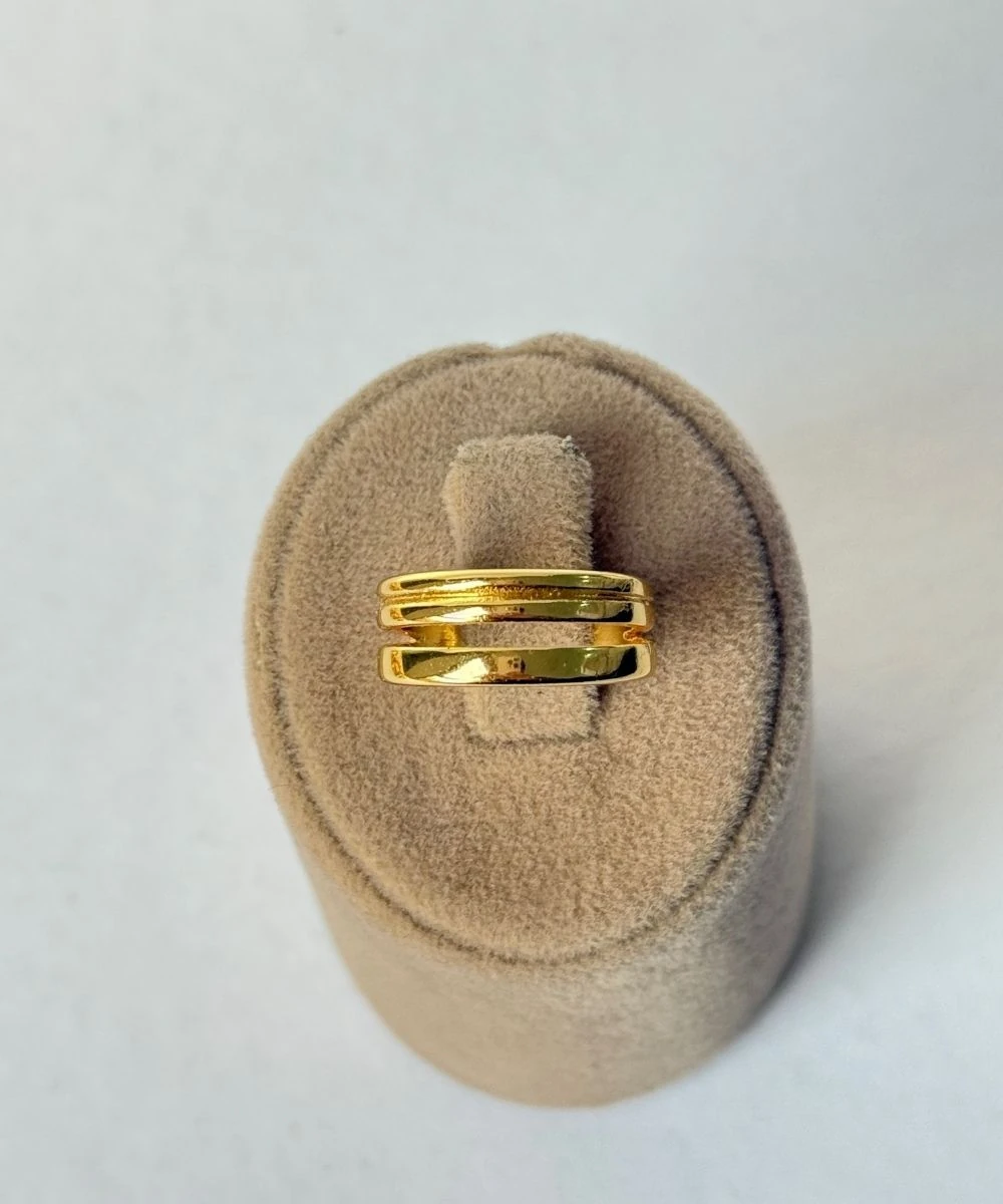 Çelik 2'Li Şerit Numaralı Yüzük