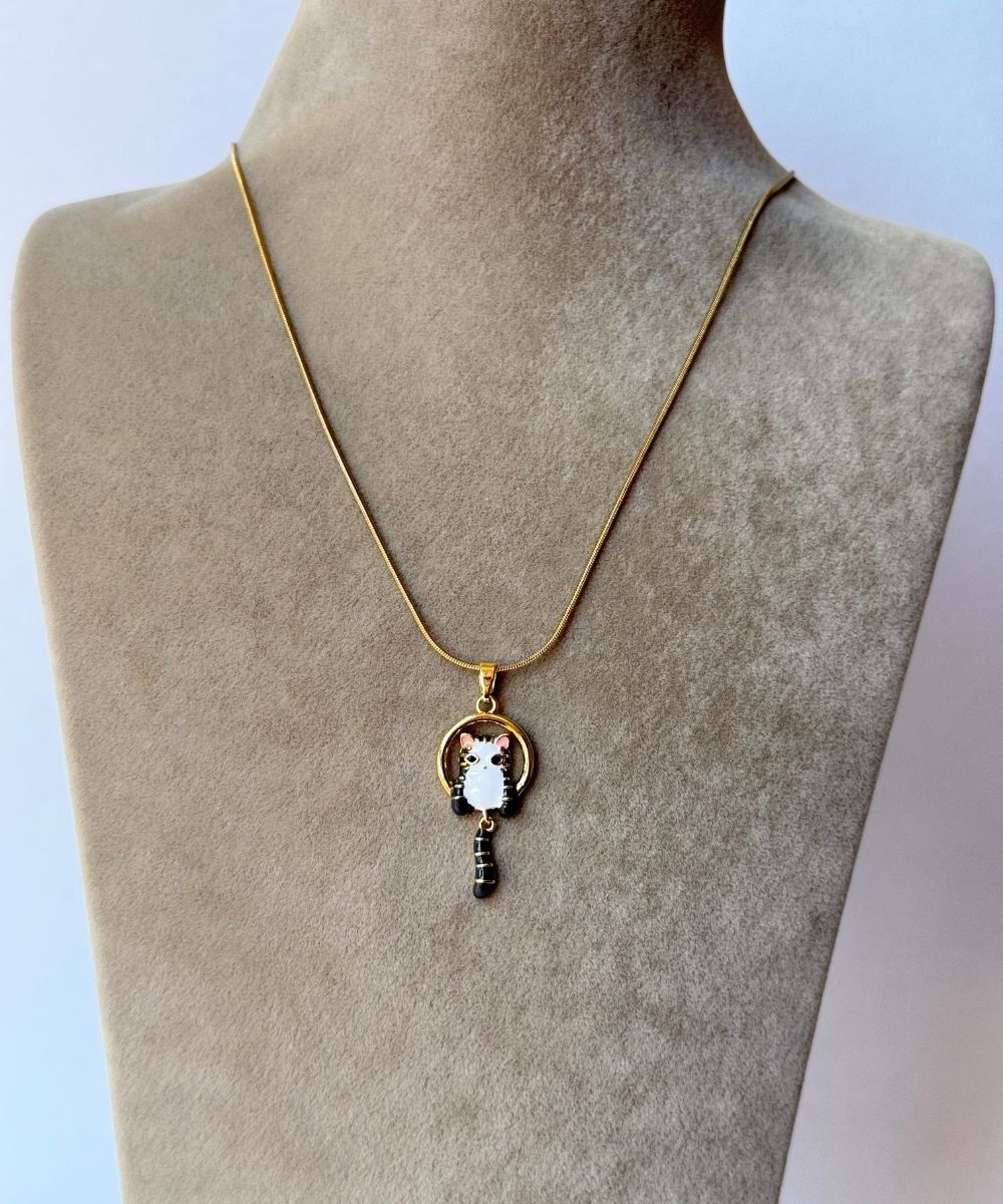 Çelik Şapşal Panpa Gold Kolye