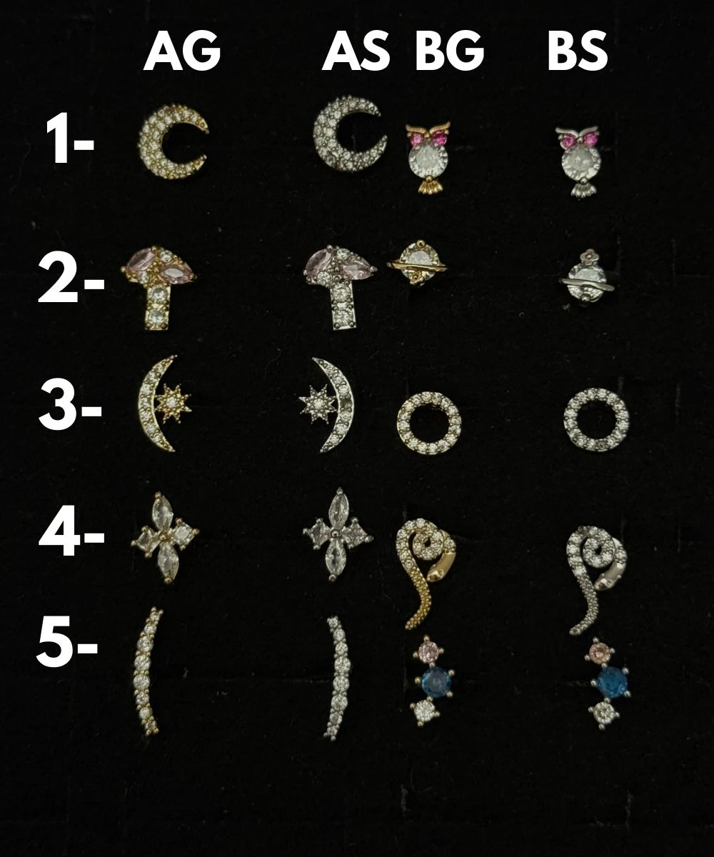 Çelik Evaris Tragus Piercing