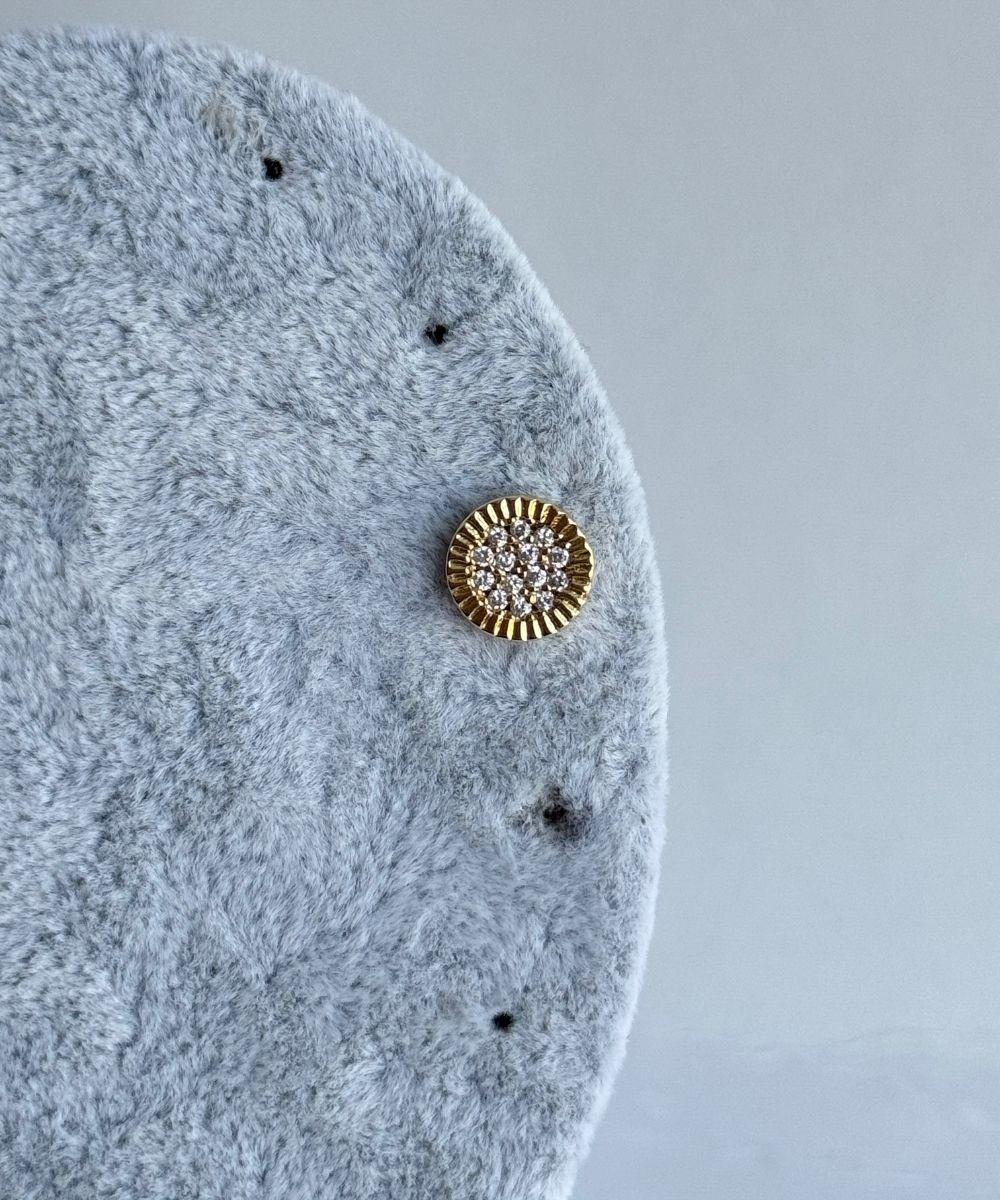 Çelik Sarı Tragus Piercing
