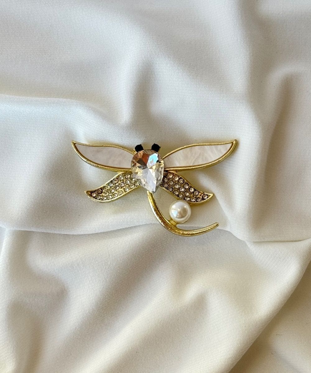 Vıp Taşlı Sinek Kuşu Broş